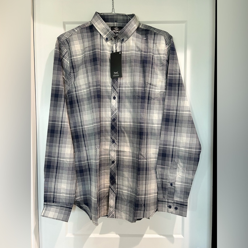 Threadbare Denim Corp long sleeve Men’s Shirt Size Large-Tall